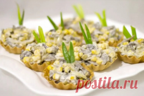 15 лучших рецептов тарталеток с курицей и грибами