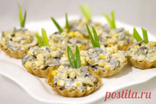 15 лучших рецептов тарталеток с курицей и грибами