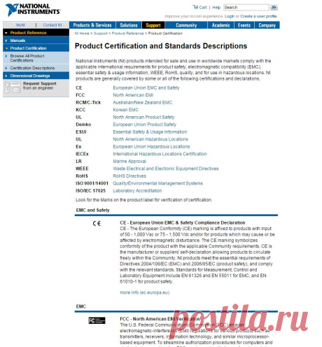 Product Reference - National Instruments

LIST OF MARKINGS!!!