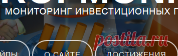 Мониторинг инвестиционных проектов -