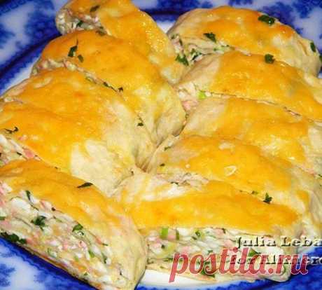 Закусочные рулеты, запечённые в духовке - МирТесен
