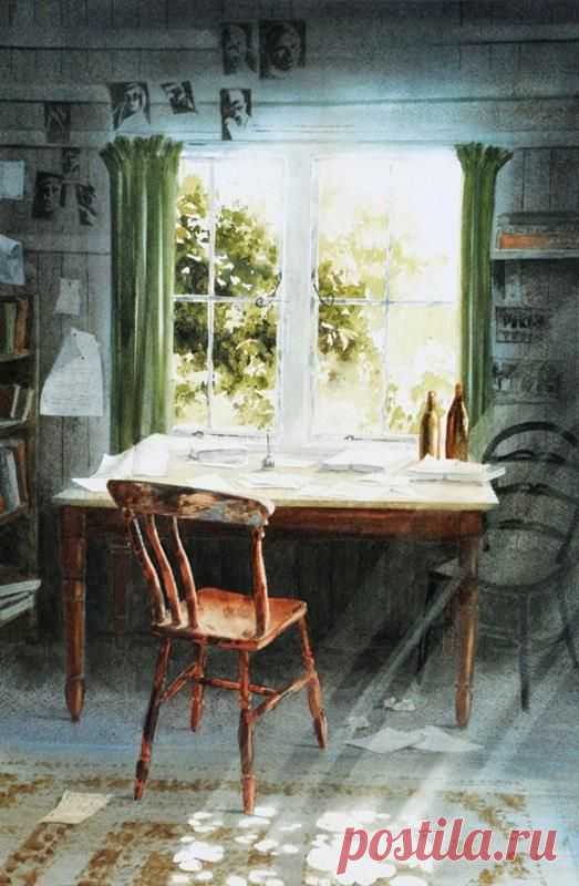 #Художник Naomi Tydeman #акварель - Виртуальная Академия Живописи