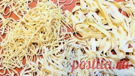 ДОМАШНЯЯ ЛАПША. Как приготовить вкусную домашнюю лапшу ( для начинающих) Homemade Pasta.