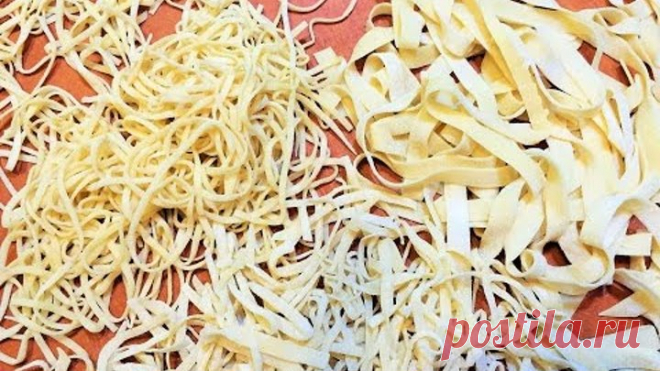 ДОМАШНЯЯ ЛАПША. Как приготовить вкусную домашнюю лапшу ( для начинающих) Homemade Pasta.