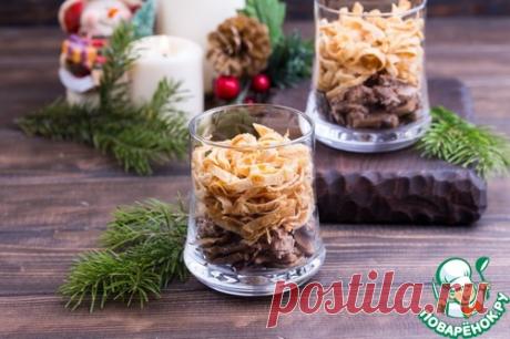 Салат блинный - кулинарный рецепт