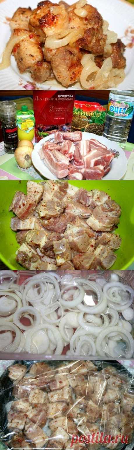 ШАШЛЫК В ДУХОВКЕ НА ЛУКОВОЙ ПОДУШКЕ | Банк кулинарных рецептов