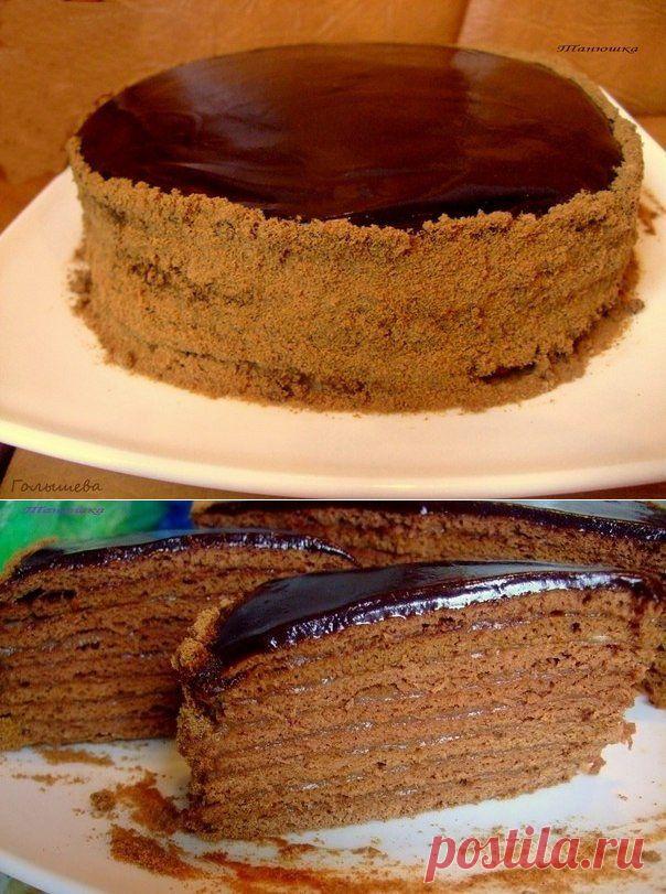 Как приготовить шоколадный медовик дамский каприз - рецепт, ингридиенты и фотографии