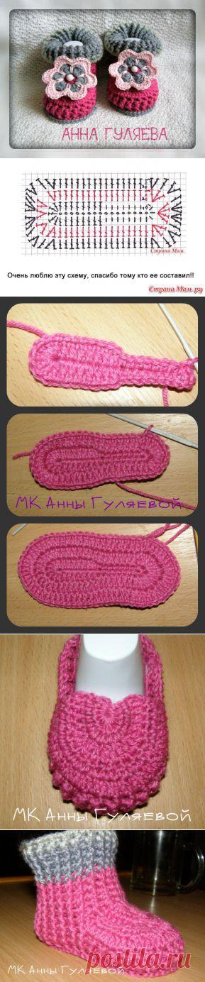 МК пинеток "Зимнее утро". Крючок / Вязание крючком / Вязание крючком. Ваши работы