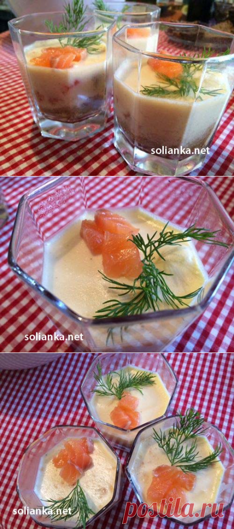 Закусочный чизкейк в стакане - вкусная закуска на Новый год