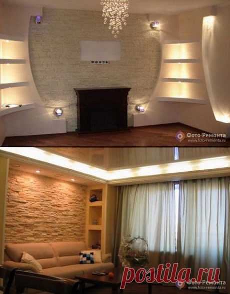 Декоративный камень в интерьере | Квартирный вопрос