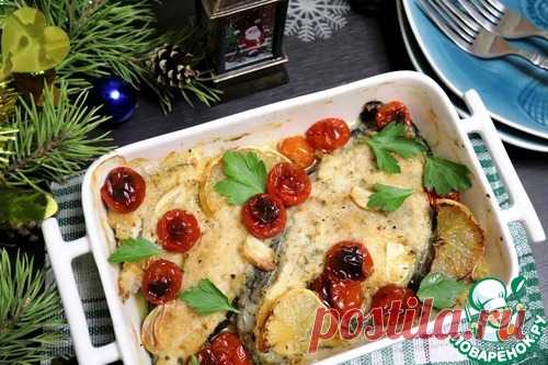 Запеченная зубатка – кулинарный рецепт
