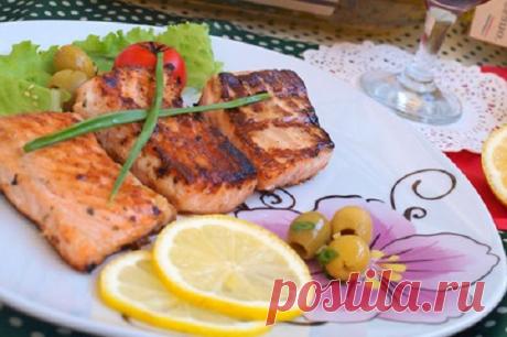 Семга на гриле-питательное блюдо — Женская страничка