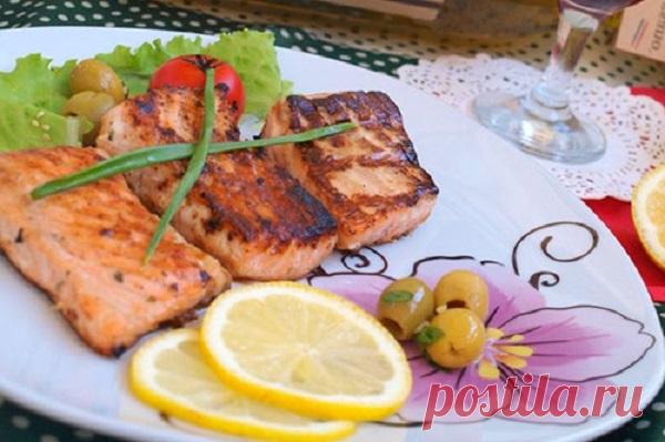 Семга на гриле-питательное блюдо — Женская страничка