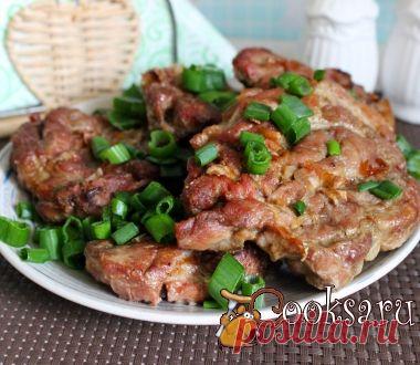 Сочные свиные стейки - Простые рецепты Овкусе.ру