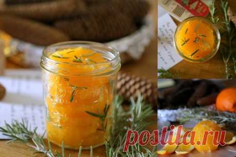 ПОСТНЫЙ ДЕСЕРТ ИЗ АПЕЛЬСИНОВ, МАРИНОВАННЫХ С МЕДОМ И РОЗМАРИНОМ