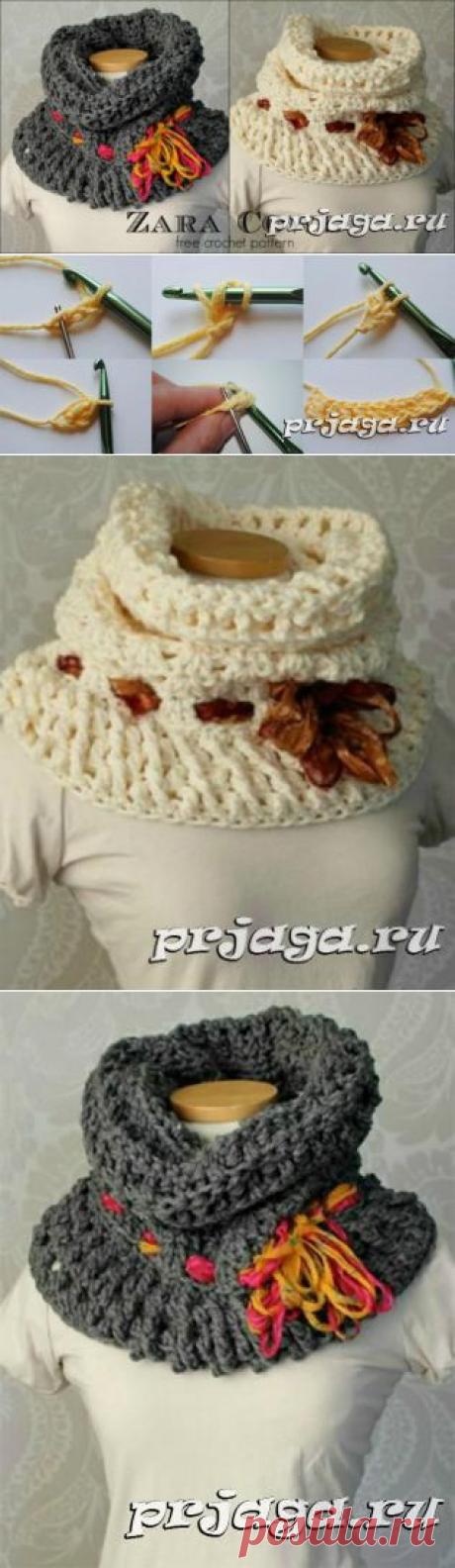 Снуды «Zara Cowl» крючком