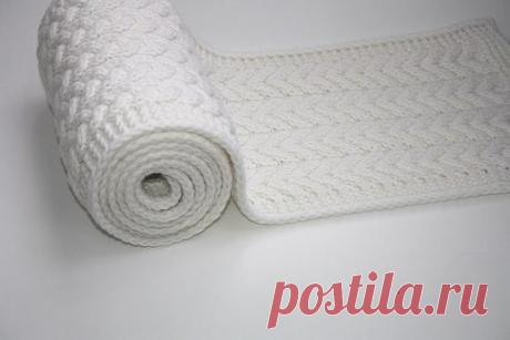 Способ вязания края - в шарфах и пледах
Меня в своё время научили этому способу и я его очень люблю, можно практически с любой вязкой сочетать для обработки открытого края, особенно для цельновязаных планок:
делаются по две кромочные с каждой стороны, в лицевом ряду провязываются так: первую снимаем, не провязывая, вторую провязываем лицевой; в конце ряда предпоследнюю снимаем, не провязывая (нить ЗА работой), кромочную провязываем лицевой. Повернули вязание,в изнаночном: кромочную снимаем, не