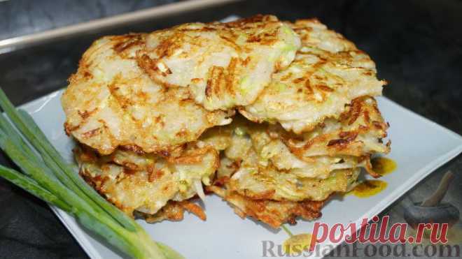 Рецепт: Постные овощные оладьи на RussianFood.com