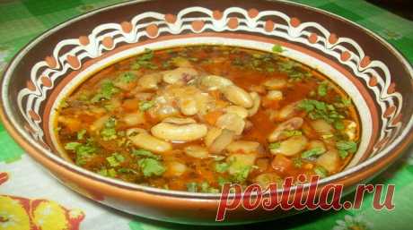 Красный фасолевый суп боб-чорба - Очень вкусно