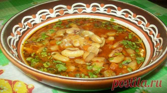 Красный фасолевый суп боб-чорба - Очень вкусно