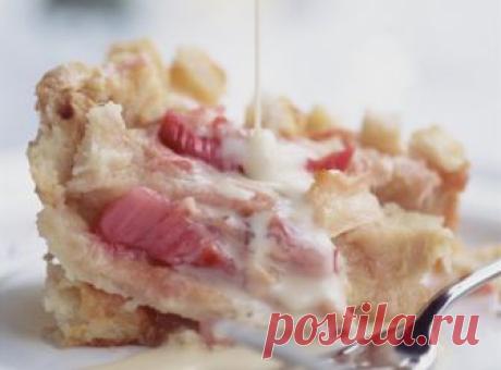Сладкая рисовая запеканка с ревенем — Фактор Вкуса
