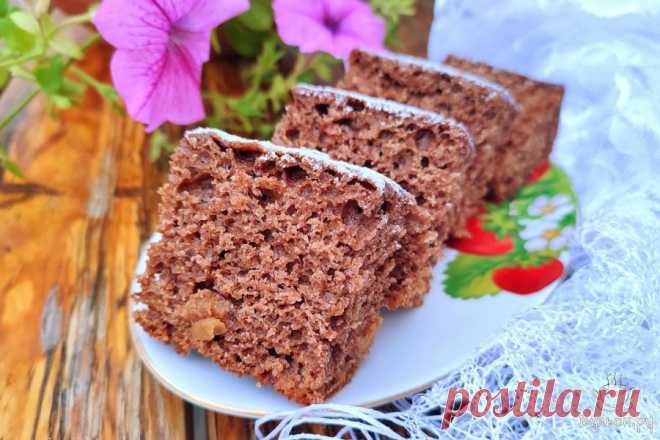 Шоколадная коврижка на кефире с вареньем | рецепт пошагово, фото, отзывы