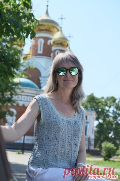 Льняная майка крючком - Вязание - Страна Мам