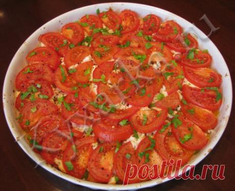 Тыква запеченная с помидорами и брынзой – Kyxarka.ru