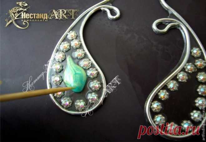 Серьги нежные, как морской бриз — Рукоделие