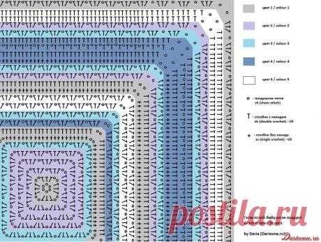 схемы вязания крючком бабушкиных квадратов для пуловера разновидности: 7 тыс изображений найдено в Яндекс.Картинках