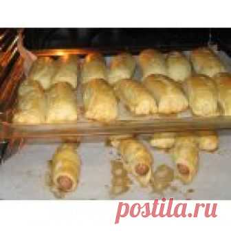 Слойки-сигары Кулинарный рецепт
