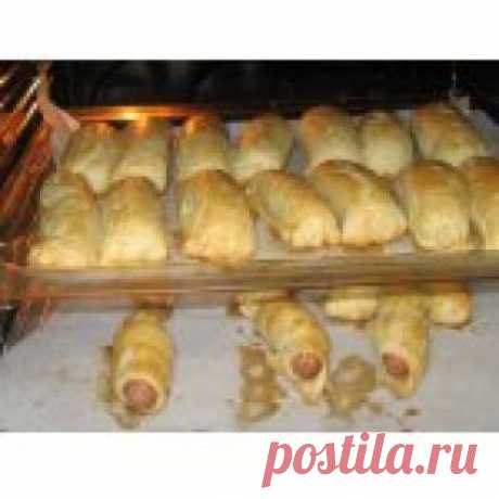 Слойки-сигары Кулинарный рецепт