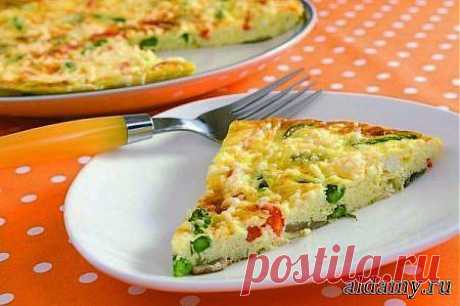 Итальянское блюдо "Фритата" (пицца без теста) » Любимые рецепты