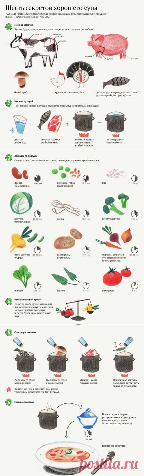 Как приготовить вкусный суп, секреты кулинарии. - Ёжин.ру