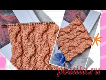 Классные завитки  на спицах 🍭🍭🧶knitting pattern.