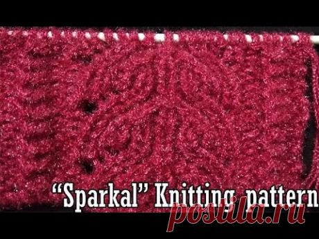 &quot;sparkal&quot; Knitting pattern Design 2018