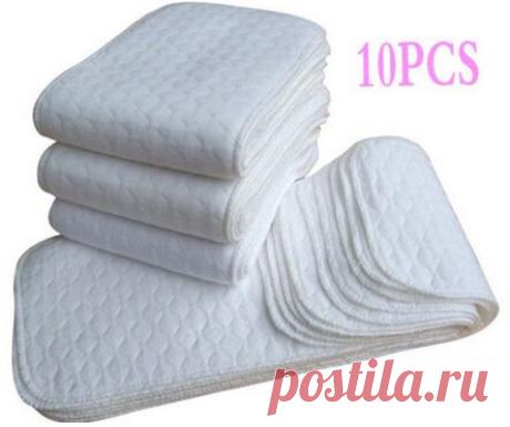 nappies bamboo Picture - More Detailed Picture about 10 PCS New Reusable Baby Modern Cloth Diaper Nappy Liners Insert 3 Layers Cotton Baby Nappies Picture in Baby Nappies from Freedom Mall | Aliexpress.com | Alibaba Group
