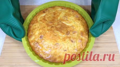 Готовлю из капусты с сосисками солянку и заливаю простым тестом (рецепт капустного пирога на скорую руку) | Розовый баклажан | Яндекс Дзен