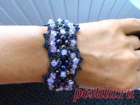 Браслет &quot;Легенда о цветке&quot; 
#браслеты@magiya_bisera