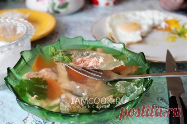 Заливное из семги — пошаговый рецепт с фото