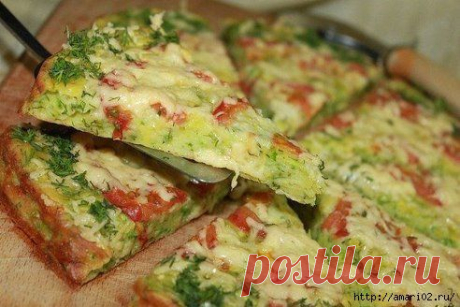 Кабачковая пицца