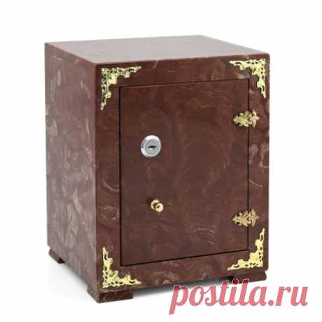 11.504 р-СЕЙФ из лемезита 185*160*240мм в разделе Ларцы из змеевика интернет магазина сувениров &quot;Радуга Камня&quot; - Радуга Камня