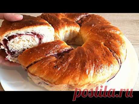 Сдобный Пирог с Вареньем Очень Вкусный и Воздушный