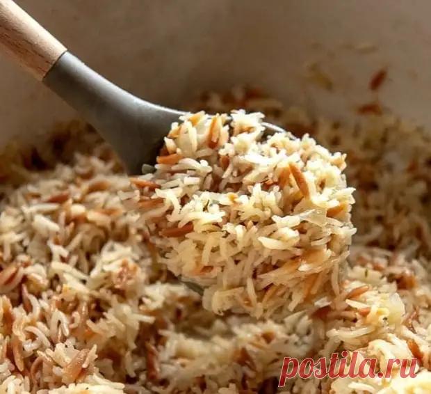 Вместо плова - рис пилаф: постный плов и еще лучше. 