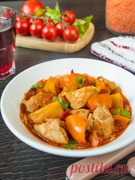 Рецепт карибского рагу из курицы на Вкусном Блоге