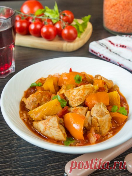 Рецепт карибского рагу из курицы на Вкусном Блоге