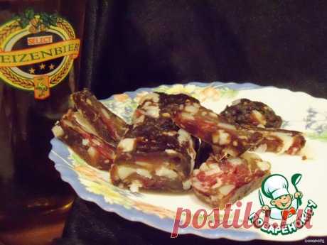 Сыровяленая колбаса Кулинарный рецепт