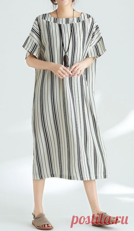 Просторные фасоны летних платьев. Идеи на заметку