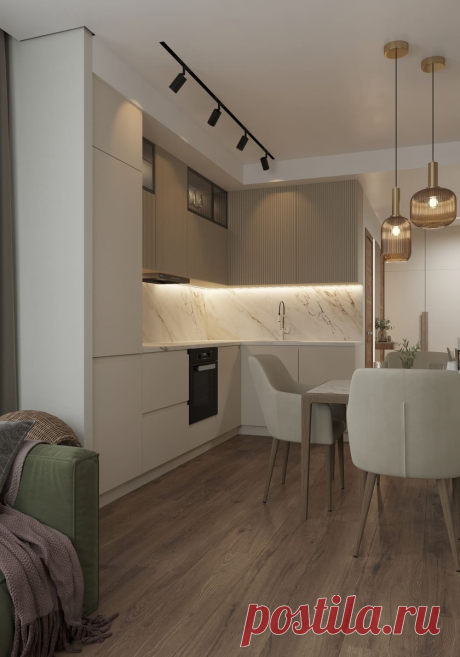 Угловая кухня без нервов: дизайнеры раскрыли 10 секретов, как сделать удобно и не запороть планировку | DOMEO | РЕМОНТ КВАРТИР | НЕДВИЖИМОСТЬ | Дзен