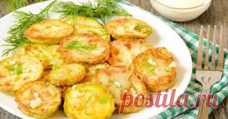 Жарим кабачки практически без масла! Чтобы получились хрустящие…